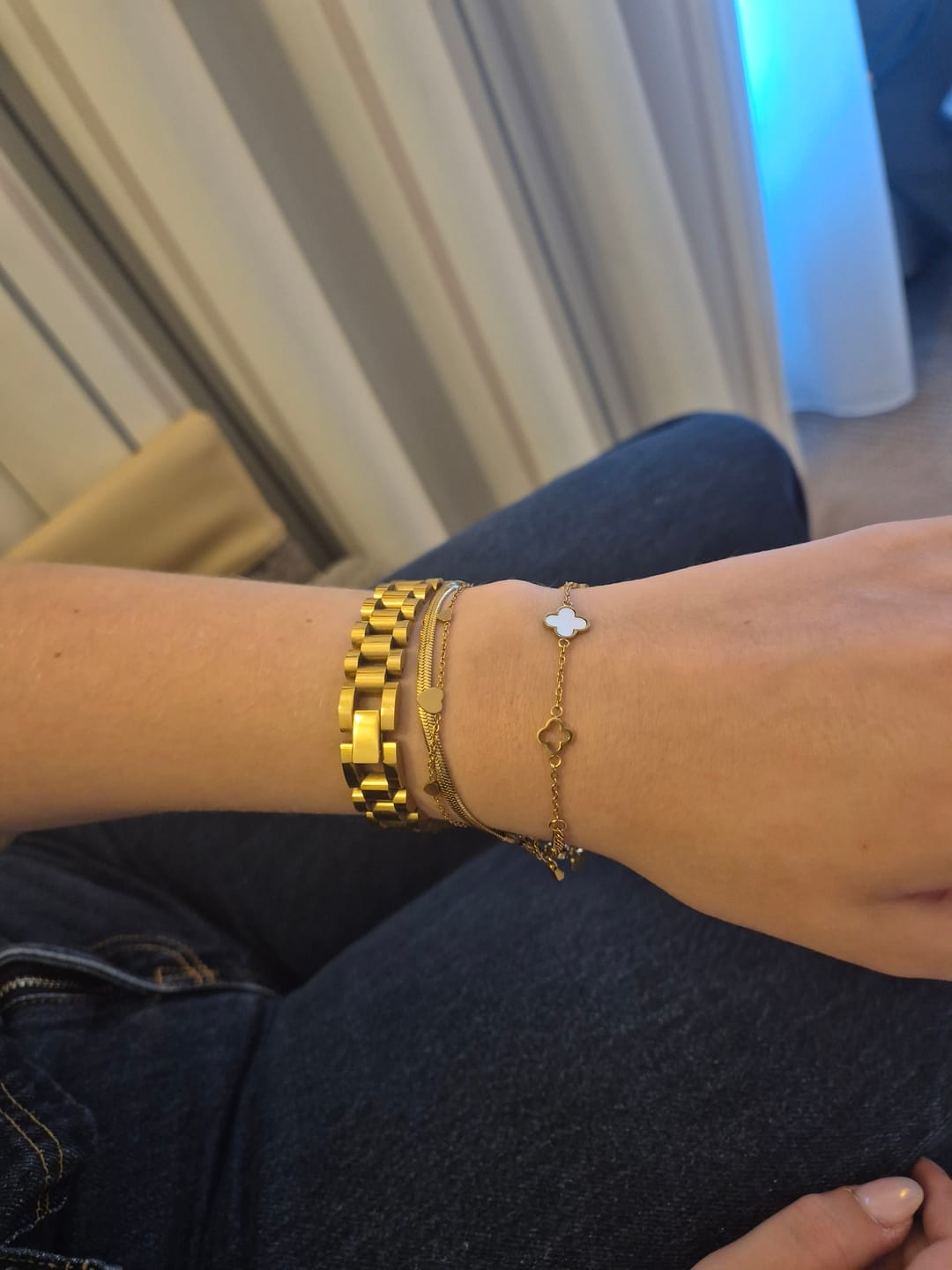 Customer photo review of Watch Chain Bracelet