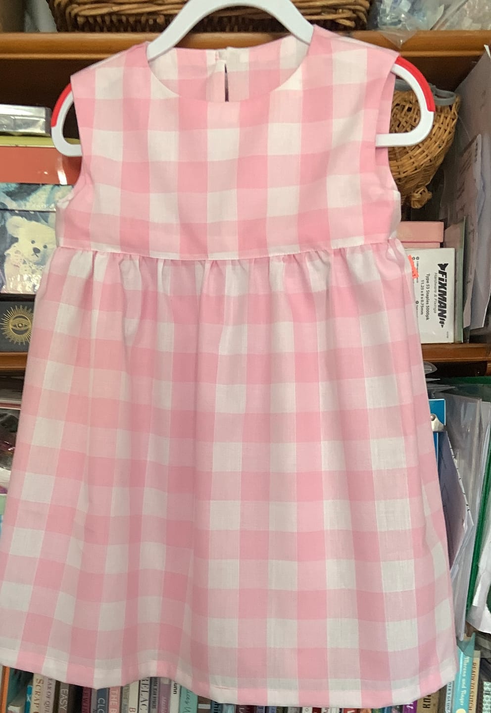 Customer photo review of Special Offer Large Gingham Polycotton Fabric