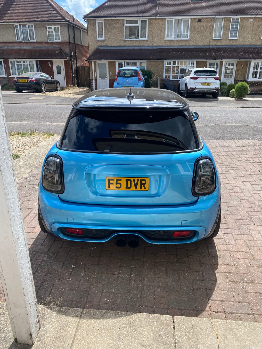 Customer photo review of Metal Pressed Number Plate, 5-Digit – 360mm x 111mm