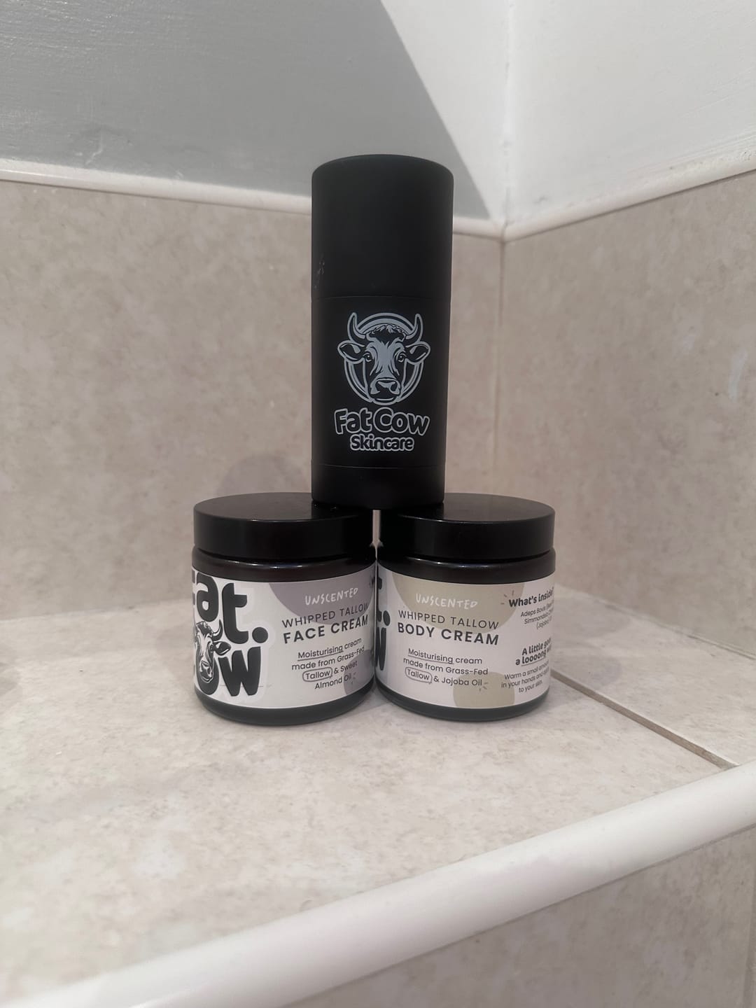Customer photo review of Grass-Fed Tallow Body Balm | Cold Weather Protection