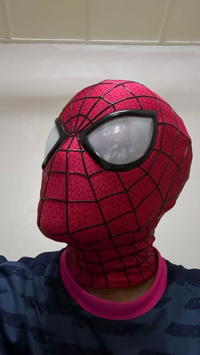 Customer photo review of The Amazing Spider-Man 2 Mask ( Cosplay Version)