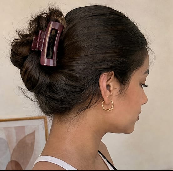 Customer photo review of Cloud Comfort Hair Clip