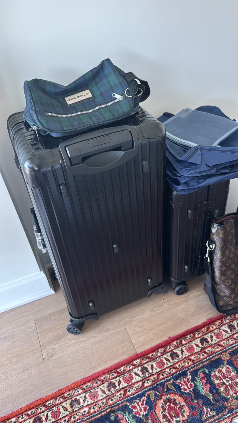 Customer photo review of ALUMINIUM SUITCASE V2 THICKER ALUMINIUM & REMOVEABLE WHEELS