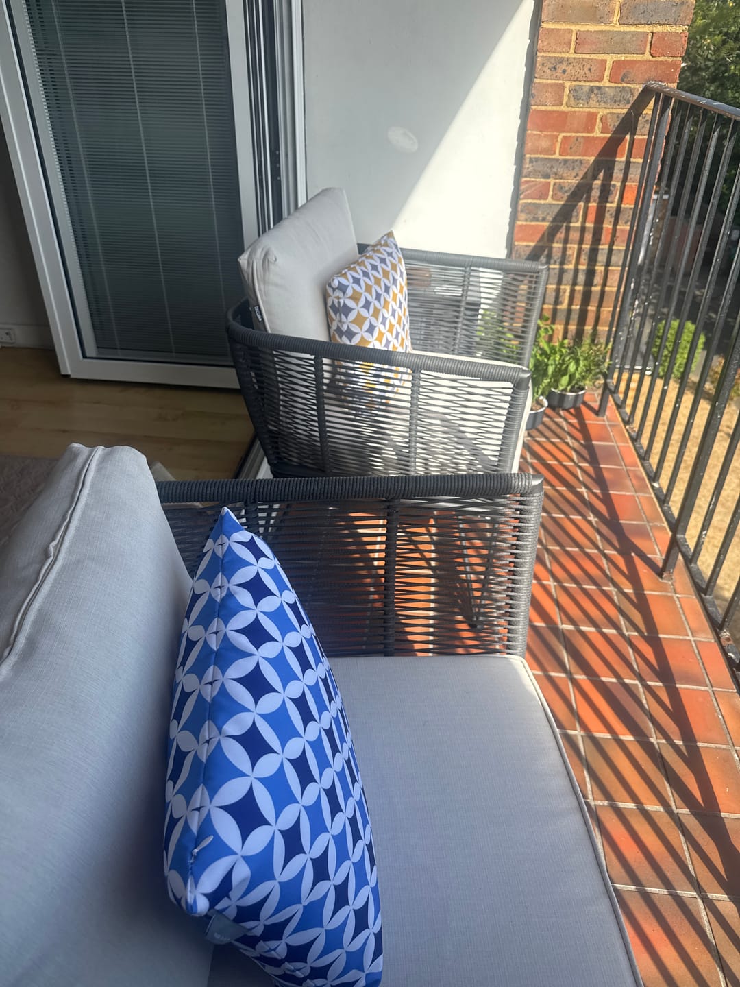 Customer photo review of Outdoor Garden Waterproof Cushion - Bahia