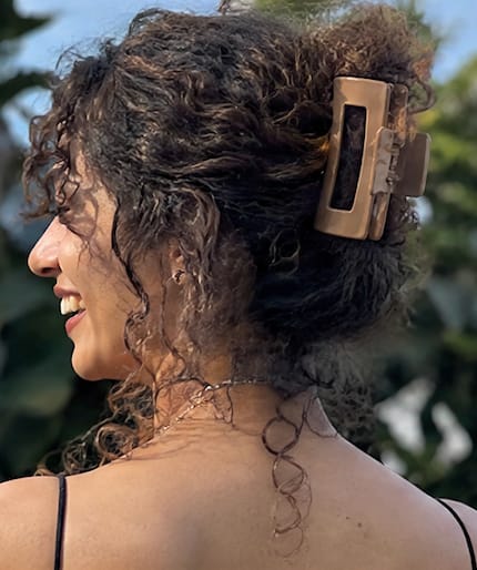 Customer photo review of Cloud Comfort Hair Clip