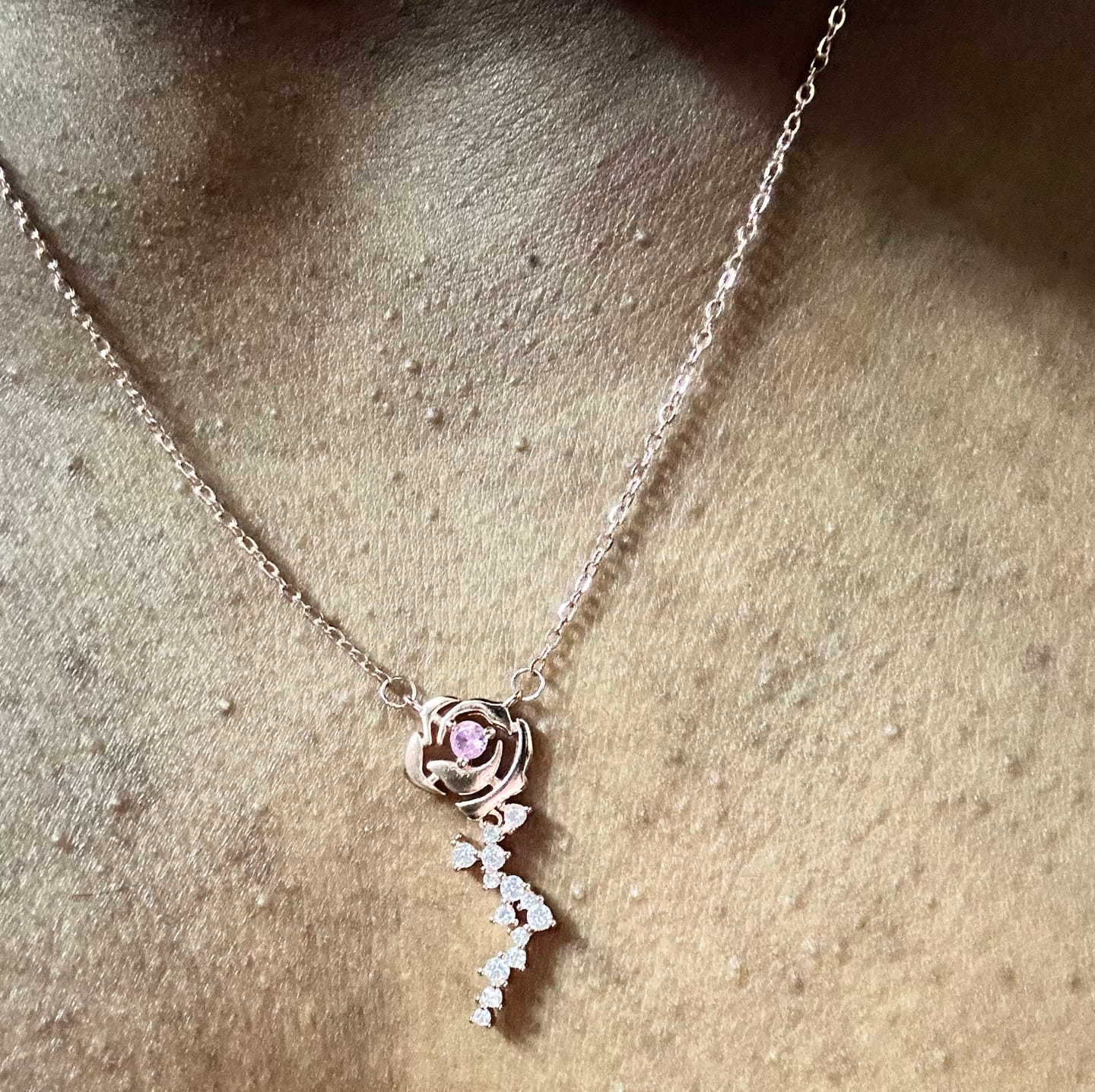 Customer photo review of Isabella Rose Necklace