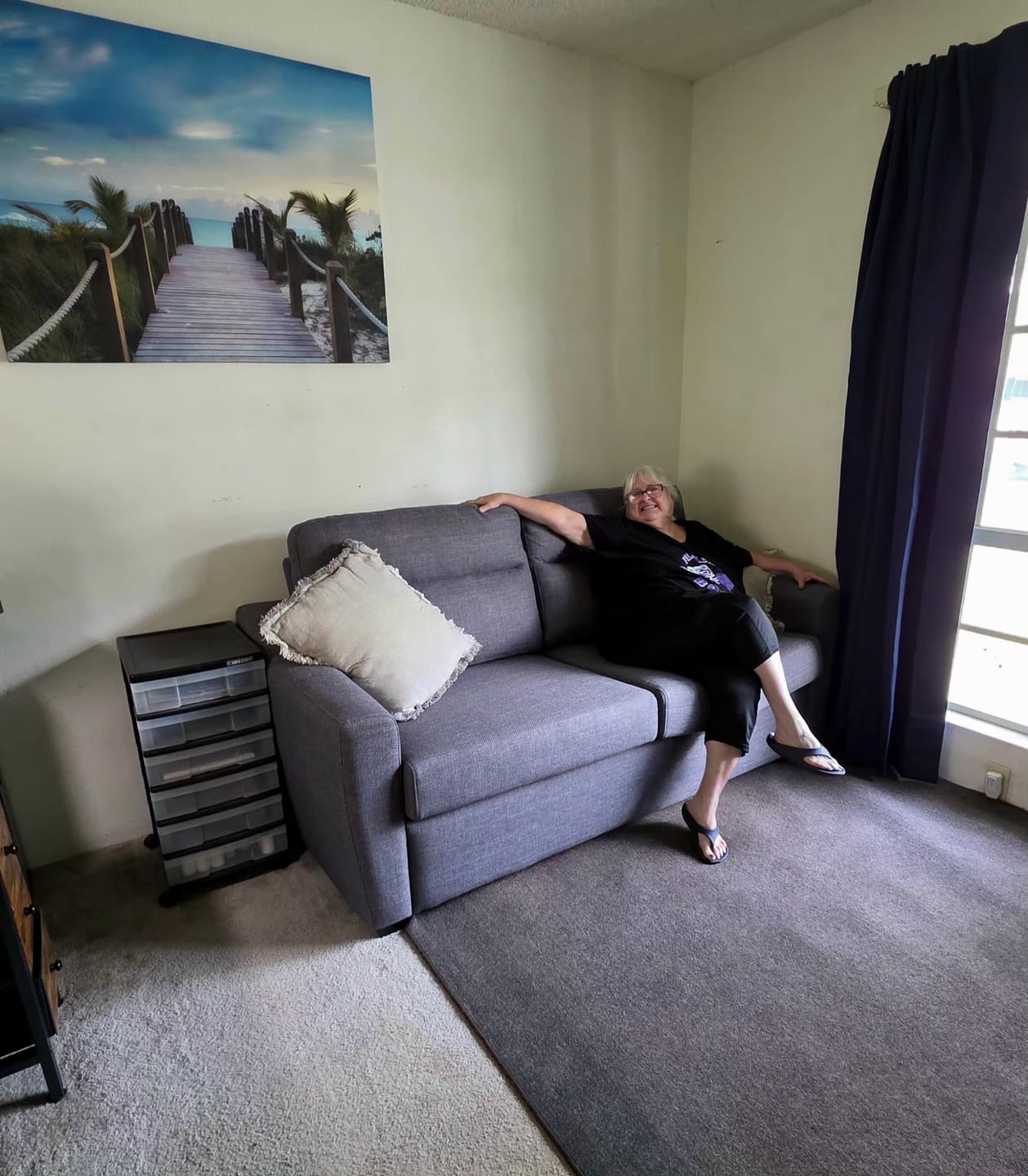 Customer photo review of Tina Queen Size Sofa Bed