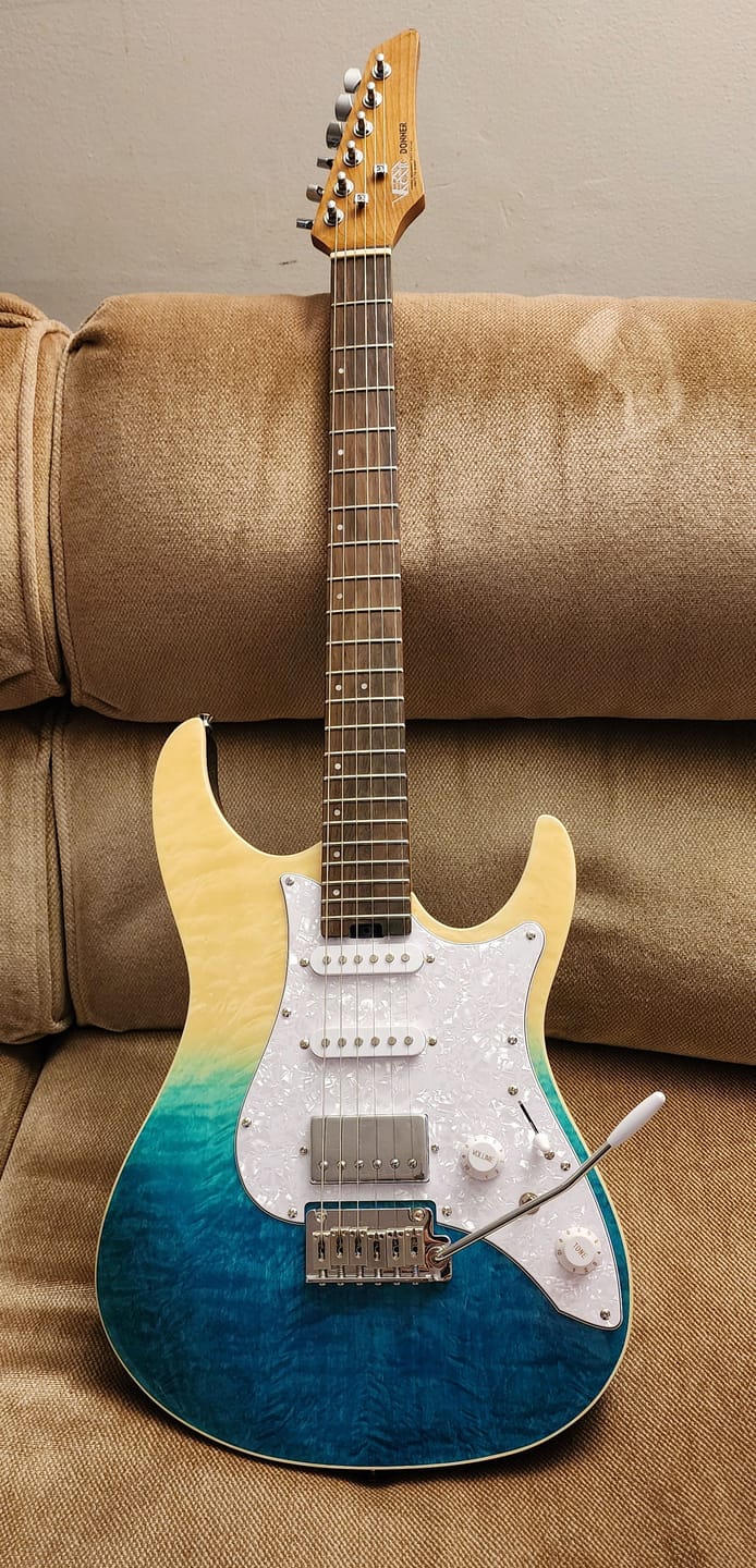 Customer photo review of Donner DST-550 Electric Guitar