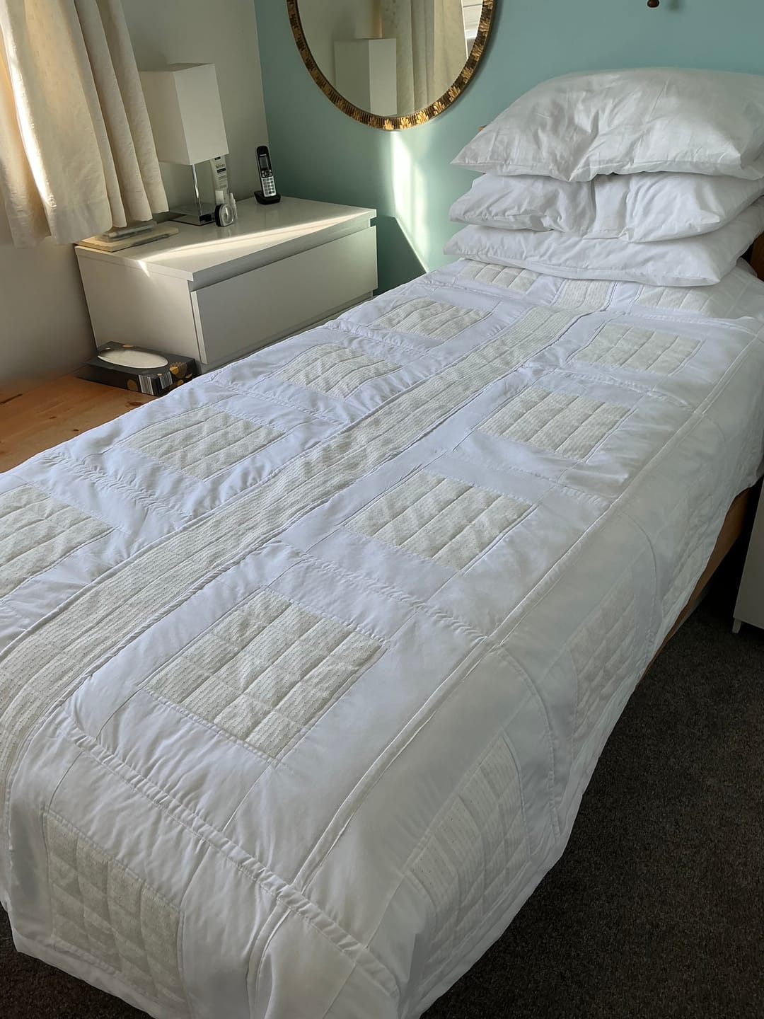 Customer photo review of 94” Polycotton Sheeting Fabric
