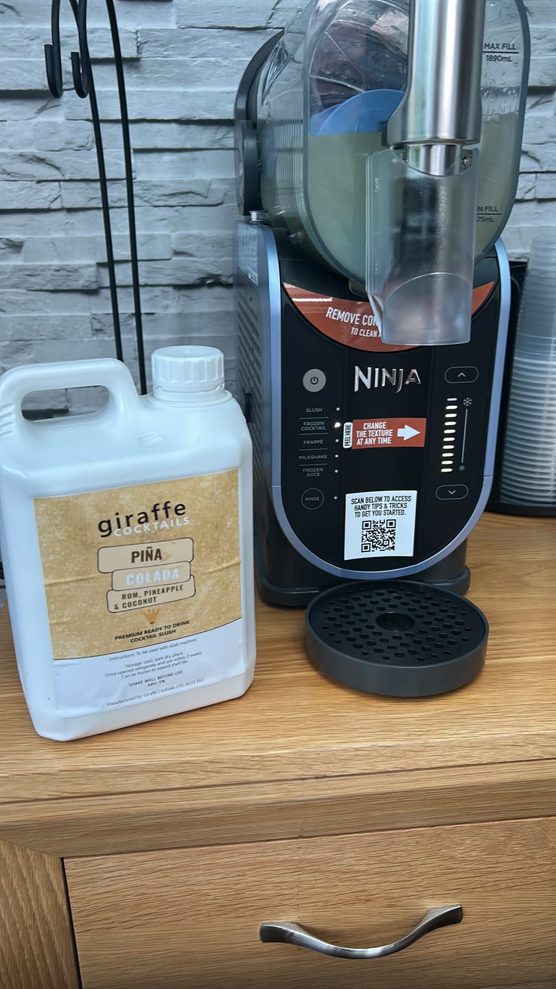 Customer photo review of Pina Colada Frozen Cocktail Mix 2L