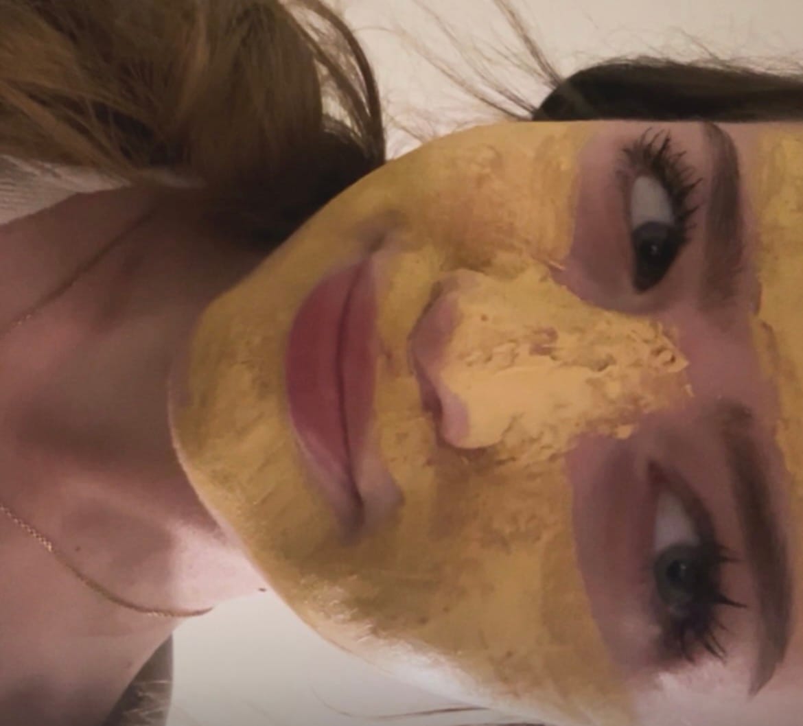 Customer photo review of ⚡ Turmeric Vitamin C Clay Mask