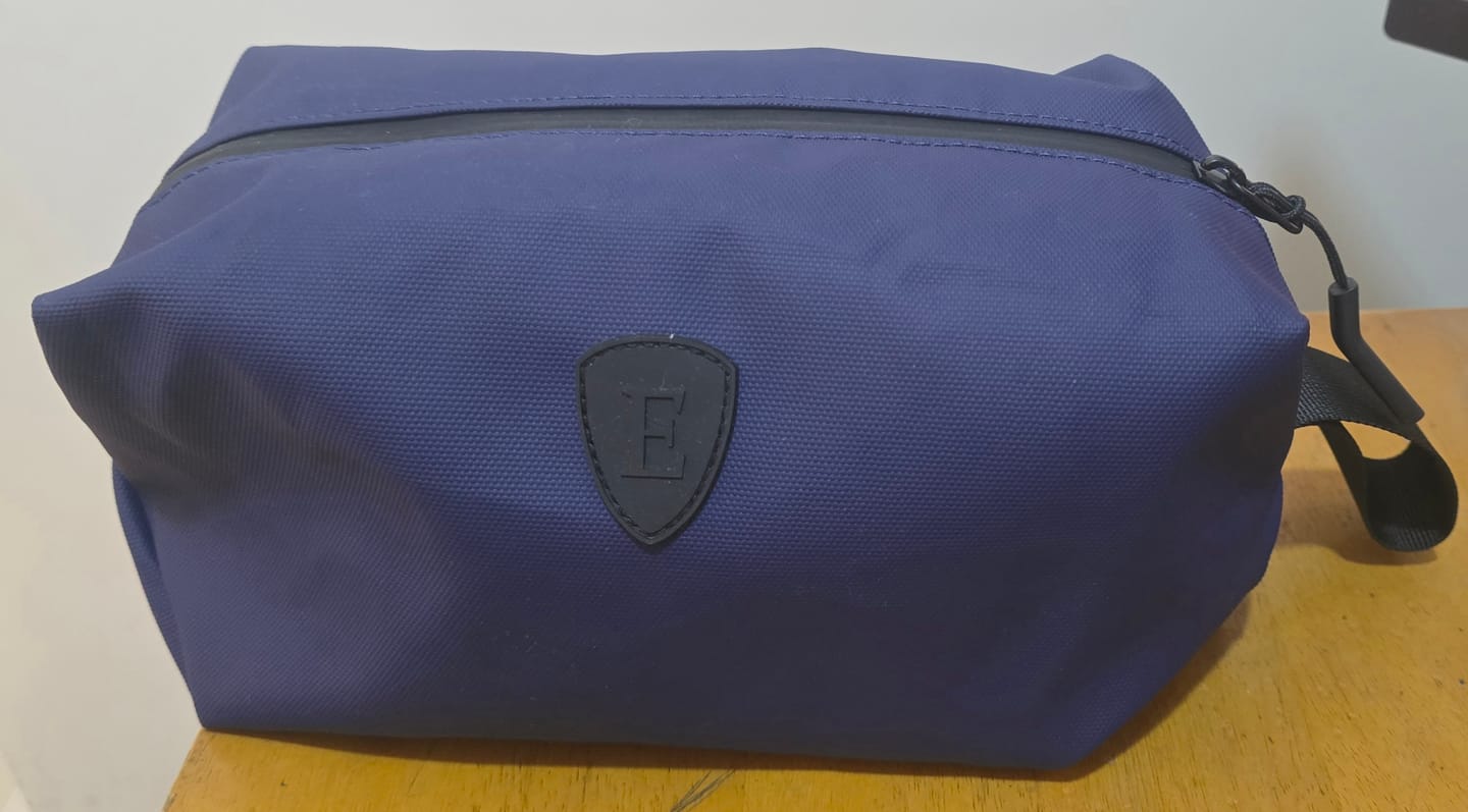 Customer photo review of PREVENTA The Wash Bag Blue