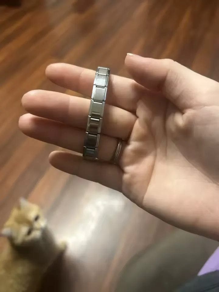 Customer photo review of Brazalete Italiano Rosa