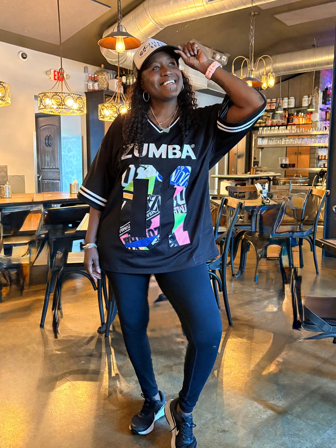 Customer photo review of Dale-Z Oversized Sports Jersey