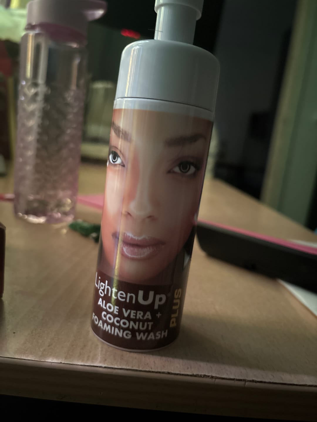 Customer photo review of LightenUp Plus Aloe Vera Coconut Foaming Wash 150ml / 5 fl oz