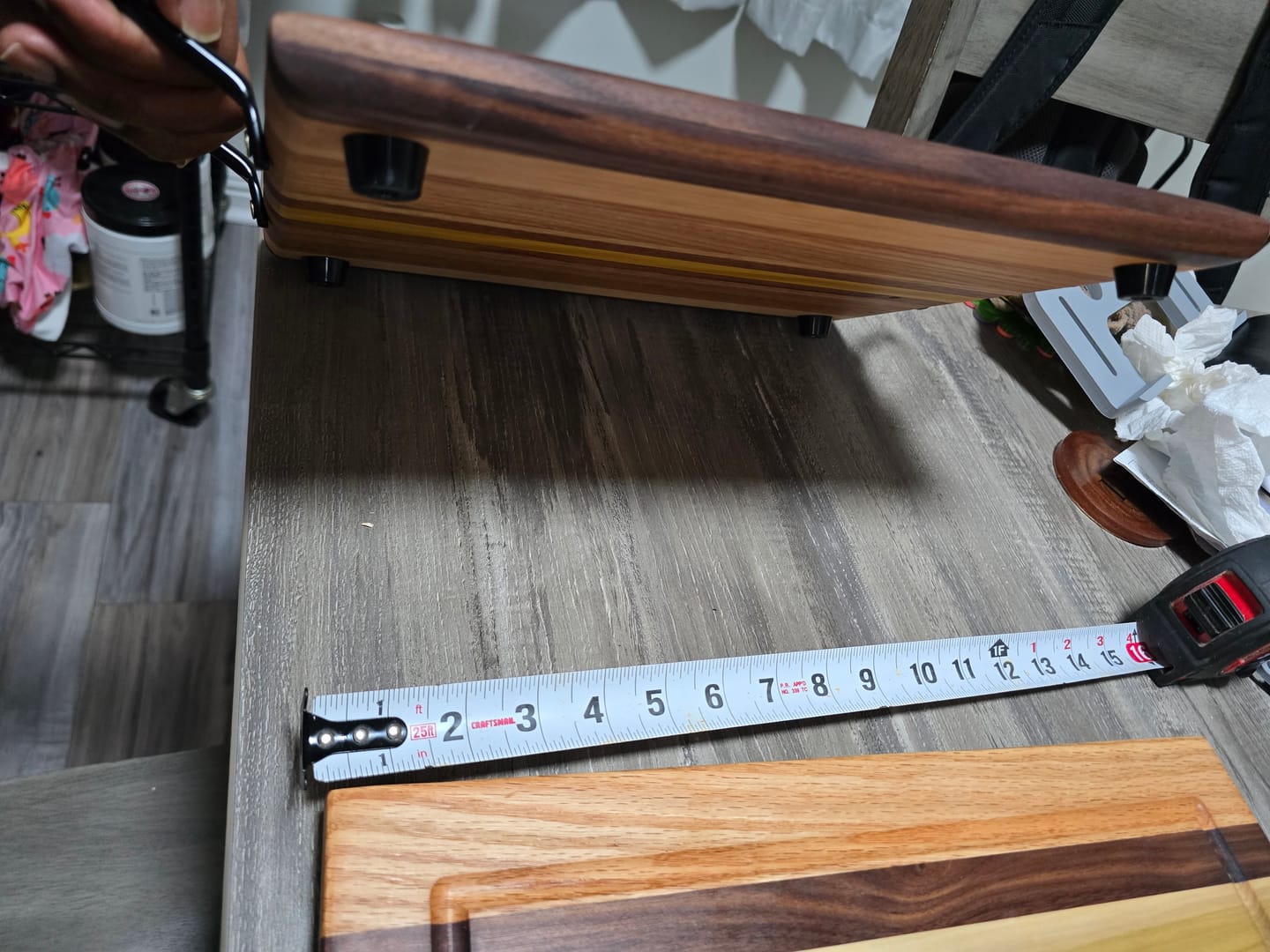 Customer photo review of Cutting Board Corner Feet Drilling Jig