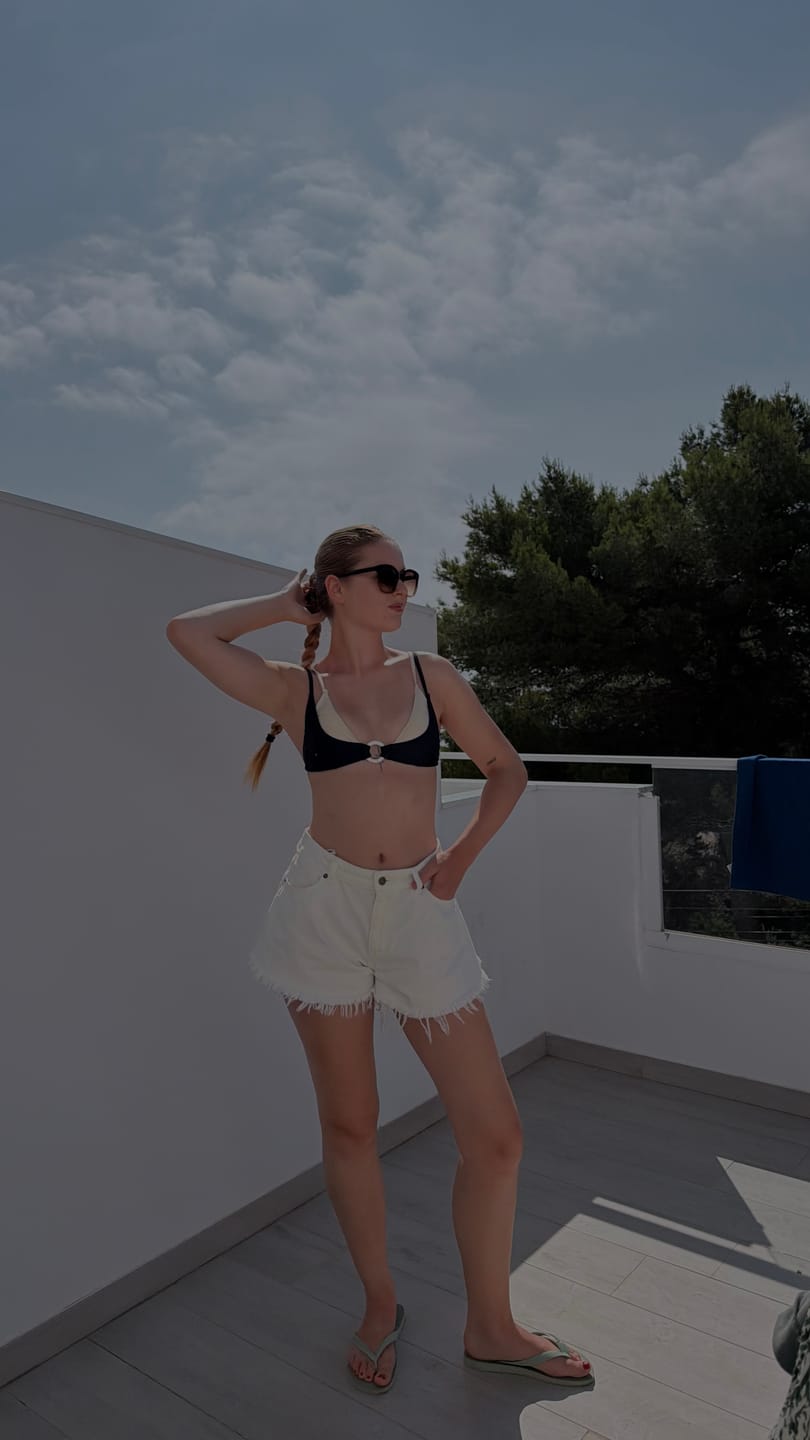 Customer photo review of Seamolly Colorblock Two Tone O Ring Double Layer Bikini Set