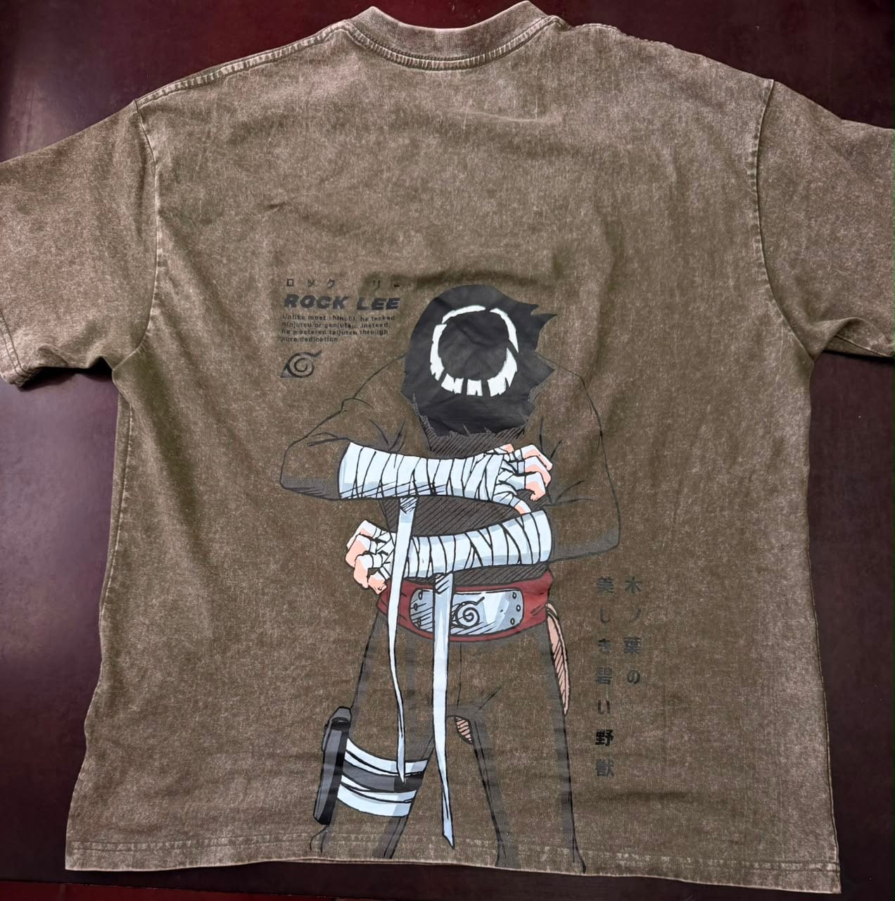 Customer photo review of Camisa Rock Lee - Naruto