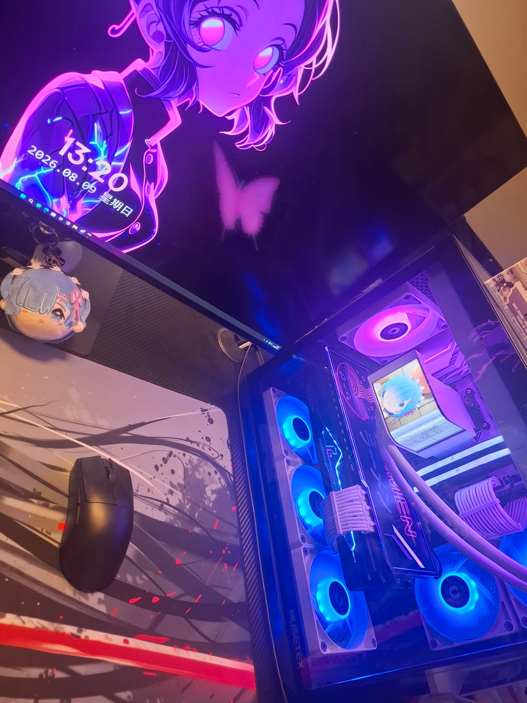 Customer photo review of Neon Ramen RGB GPU Backplate