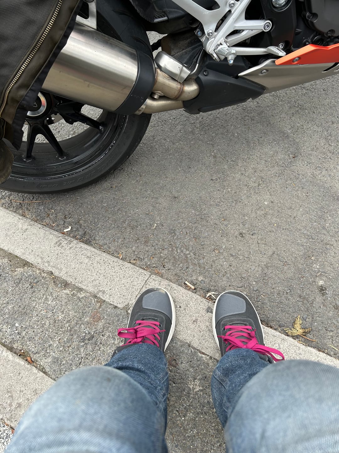 Customer photo review of RIDEIRON Street Height Increasing Motorcycle Riding Shoes | MS6002