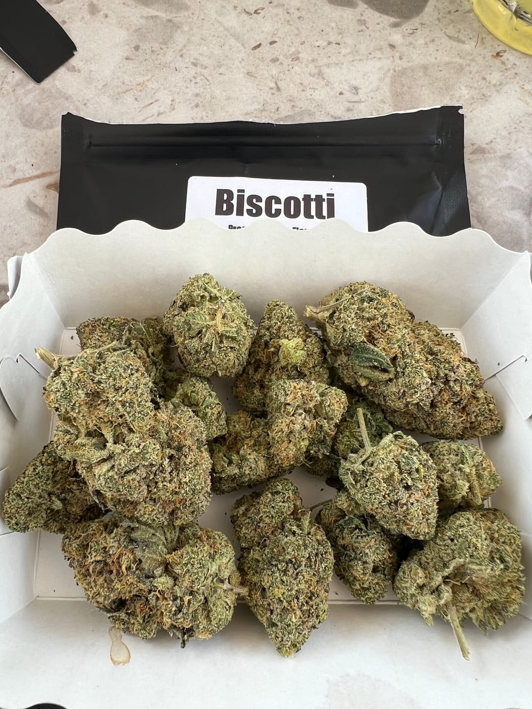 Customer photo review of Biscotti THCA Flower (Premium)
