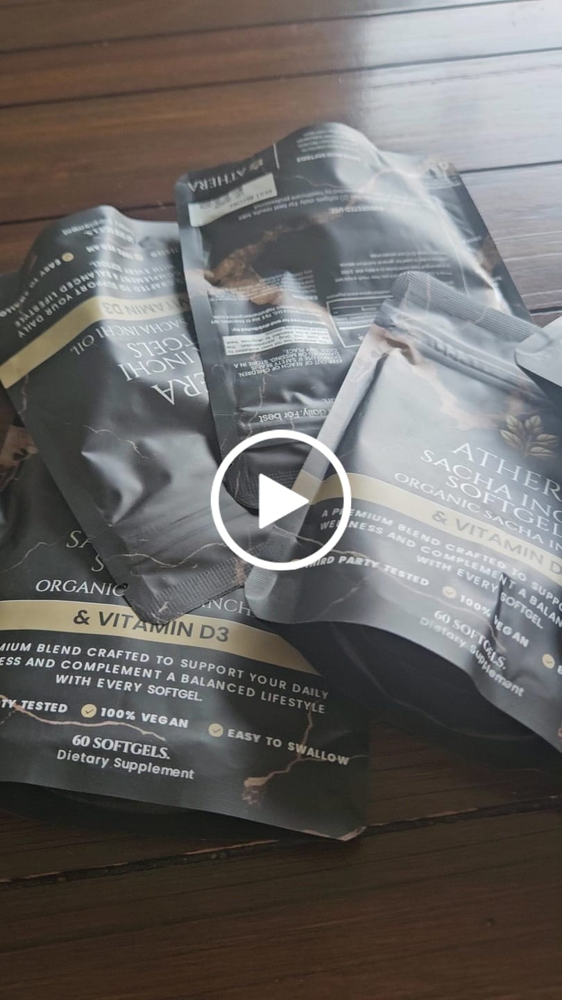 Customer video review of Athera Softgels | Organic Sacha Inchi Oil & Vitamin D3