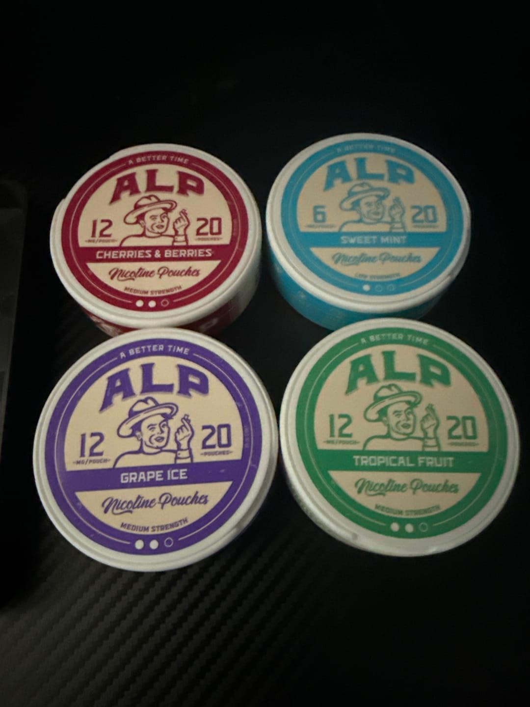 Customer photo review of Grape Ice Nicotine Pouches