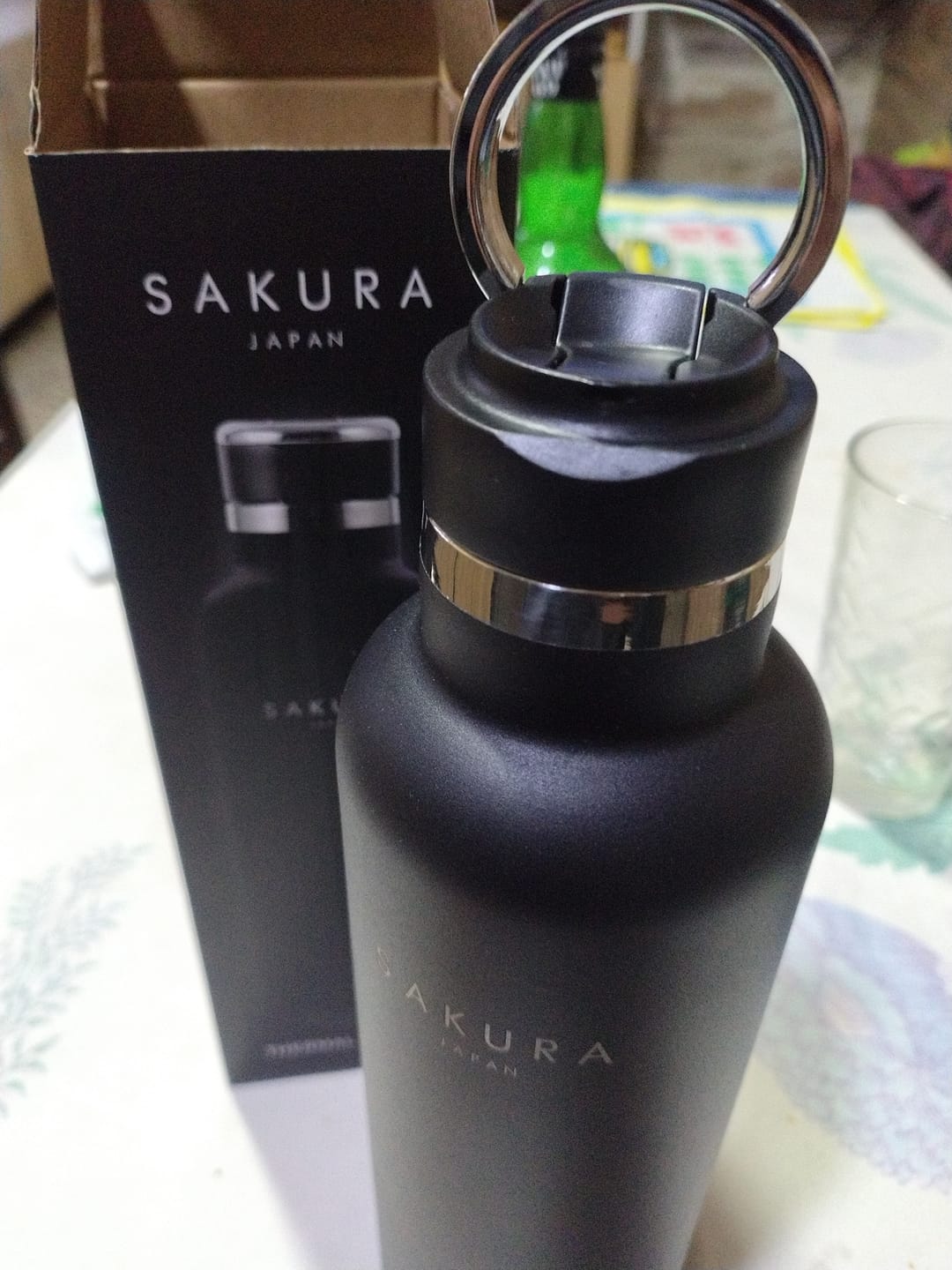 Customer photo review of Botella Térmica Sakura