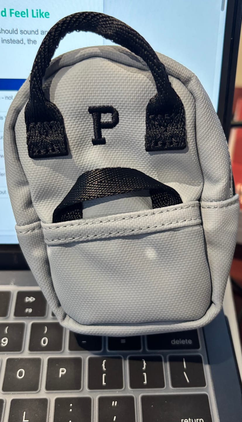 Customer photo review of Cascade Bag Charm - Backpack