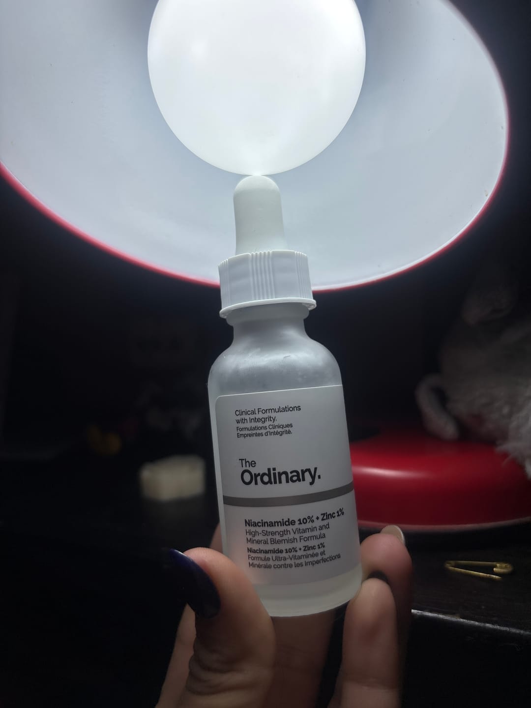 Customer photo review of Niacinamide 10% + Zinc 1% Oil Control Serum