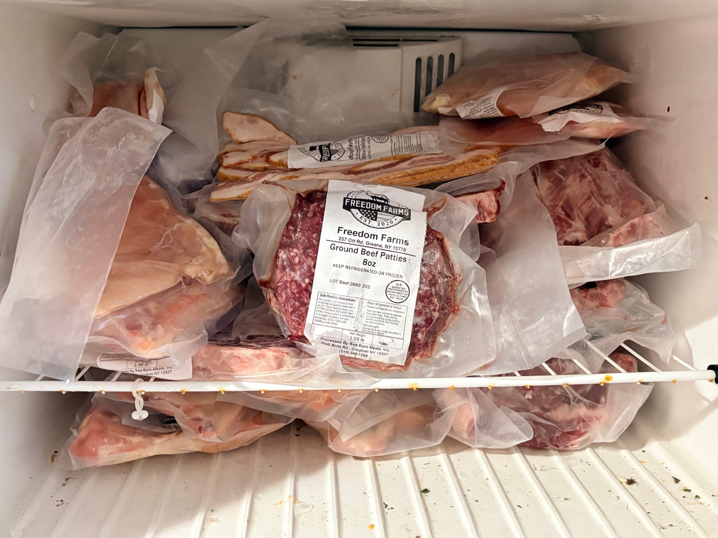 Customer photo review of Free Pound of Burger Patties