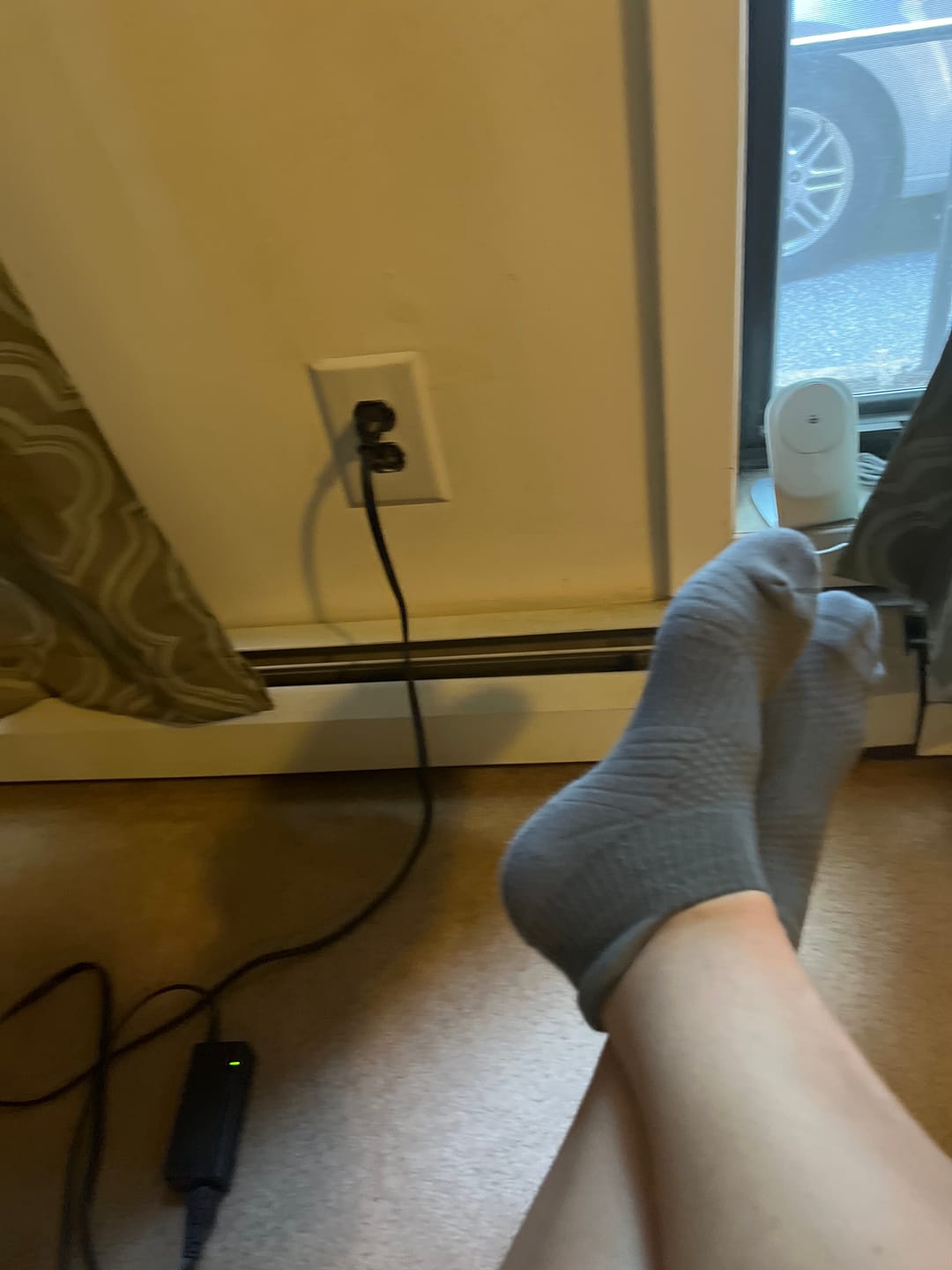 Customer photo review of Solid Essentials Ankle Compression Socks 5-Pack Bundle