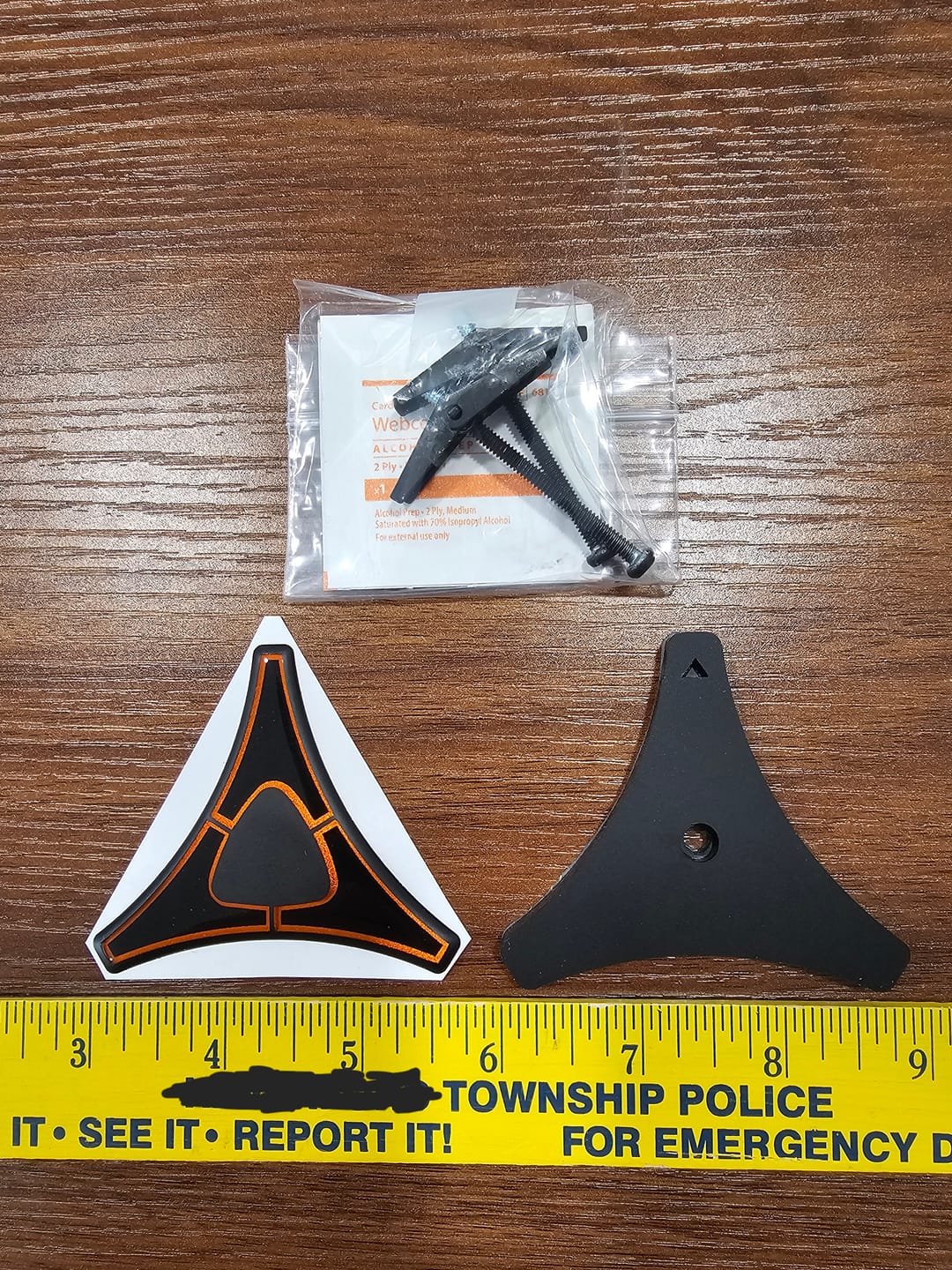 Customer photo review of Reflective "Fratzog" Grille Badge