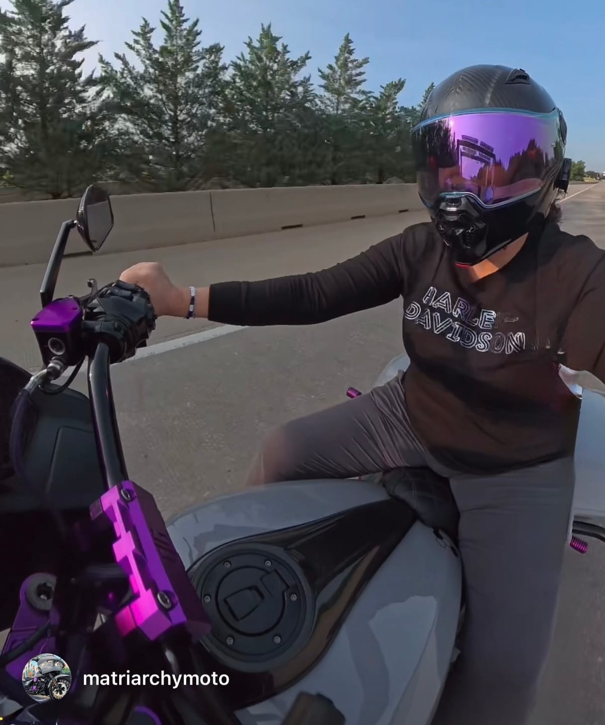 Customer photo review of C6 Shield Outer- Photochromic Purple