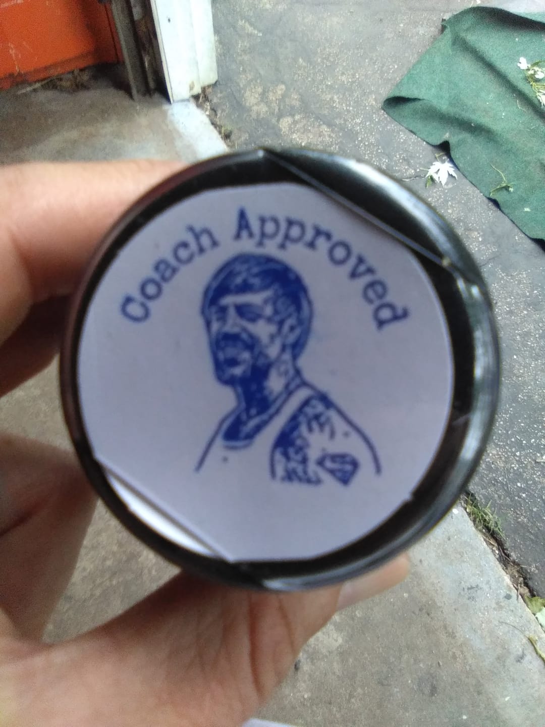 Customer photo review of Face Stamp﹘ Self-Inking Stamp﹘US