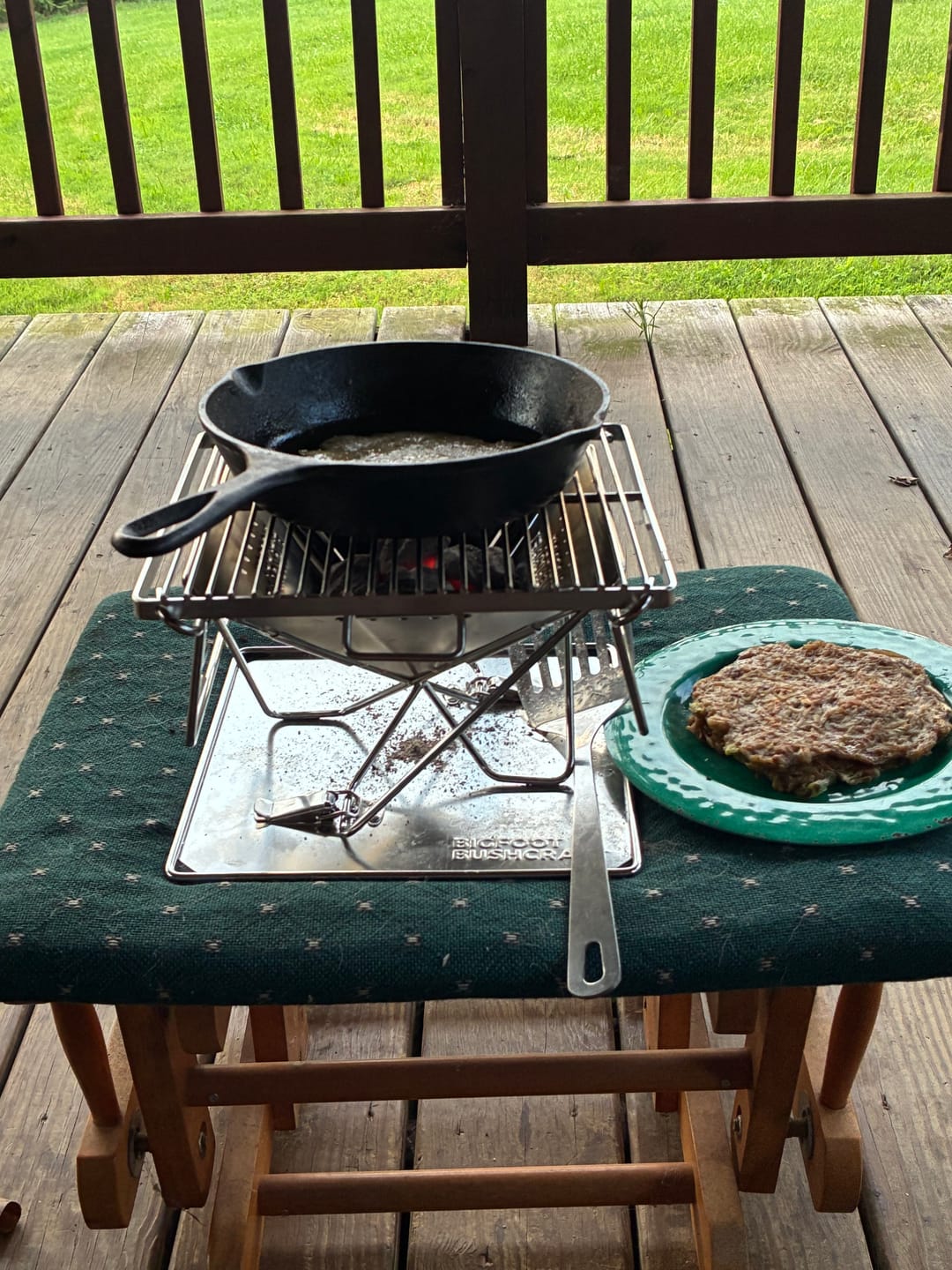 Customer photo review of Flatpack Grill, Stove, & Pit
