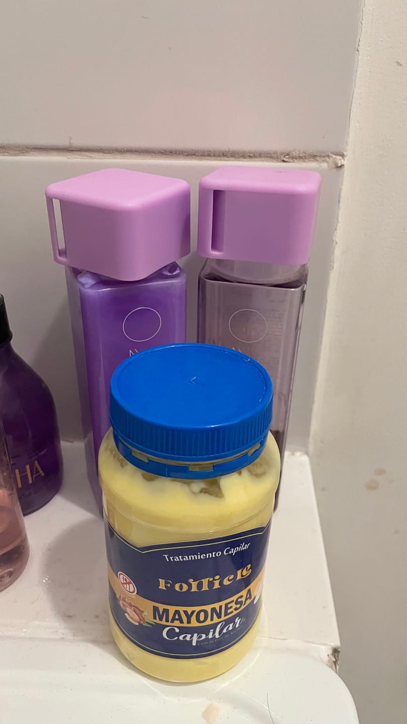 Customer photo review of Shampoo, Acondicionador y Mayonesa