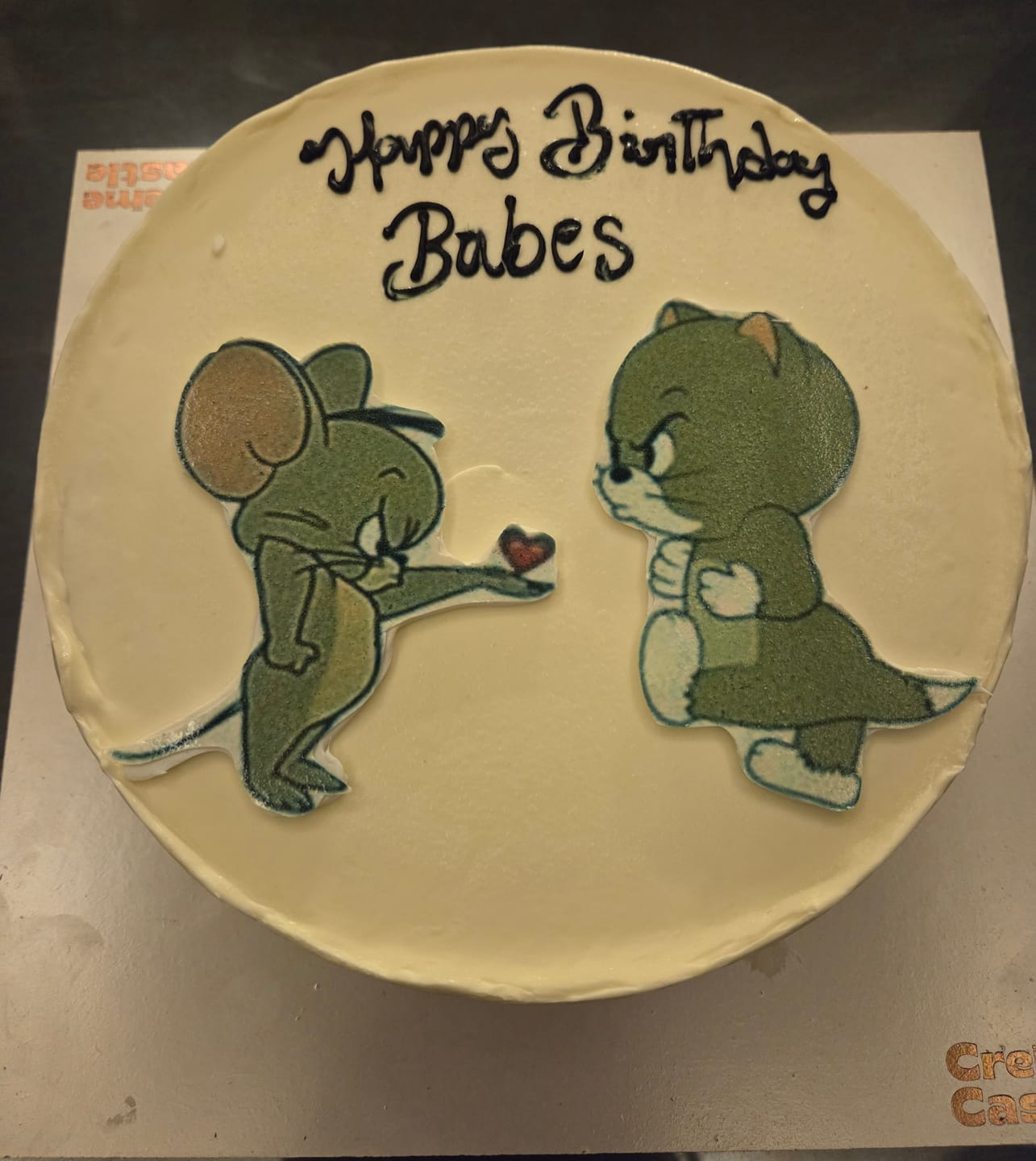 Customer photo review of Tom n Jerry Cartoon Cake