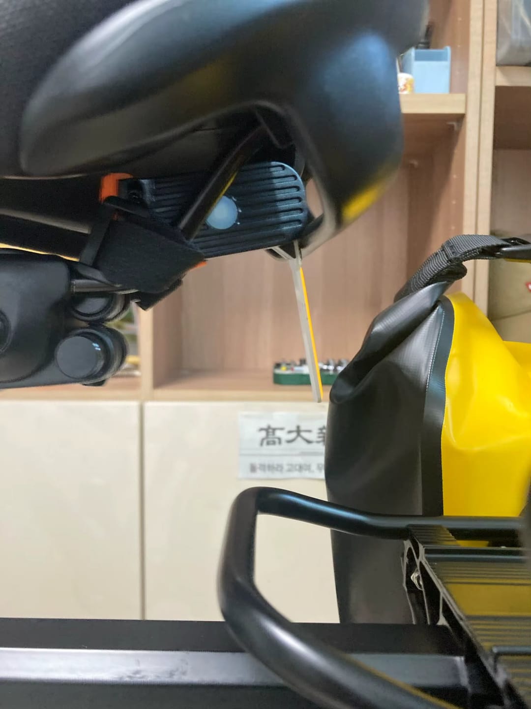 Customer photo review of Luz trasera de bicicleta con iluminación en cascada