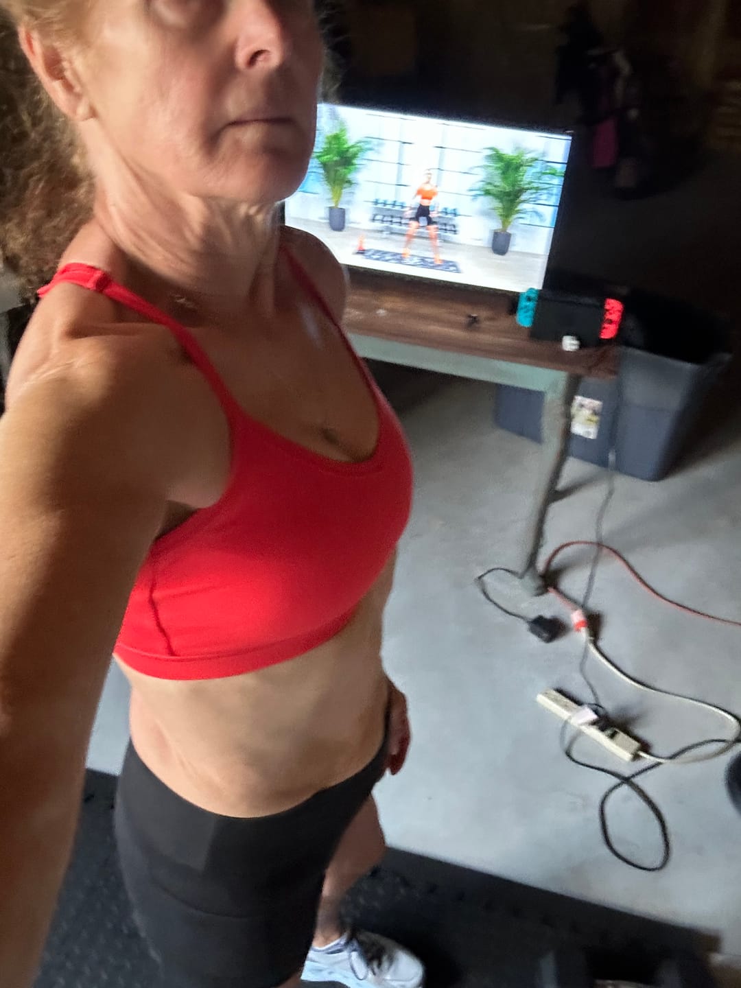 Customer photo review of BOLD Strappy Sports Bra