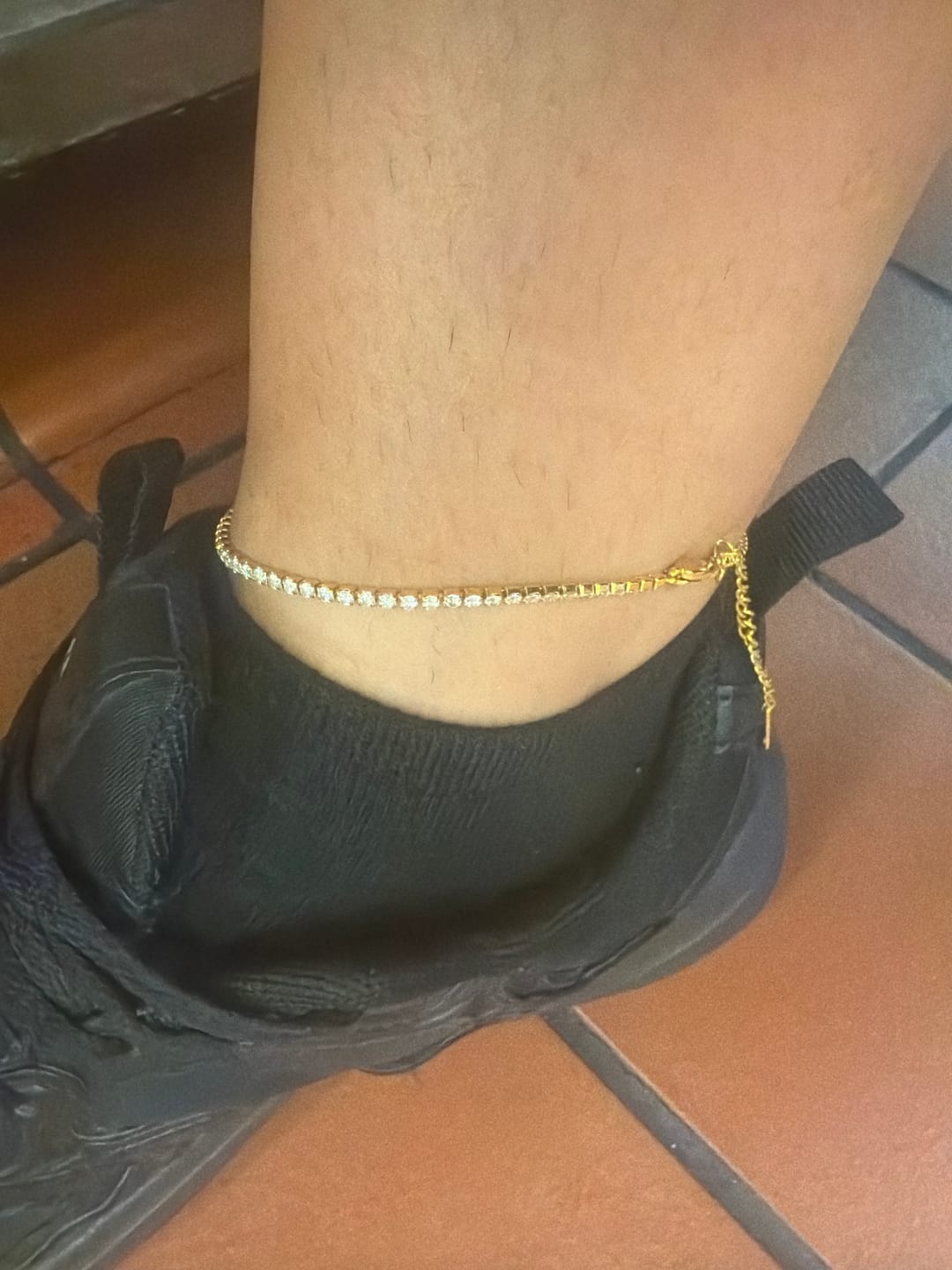 Customer photo review of Tennis Anklet - 2mm