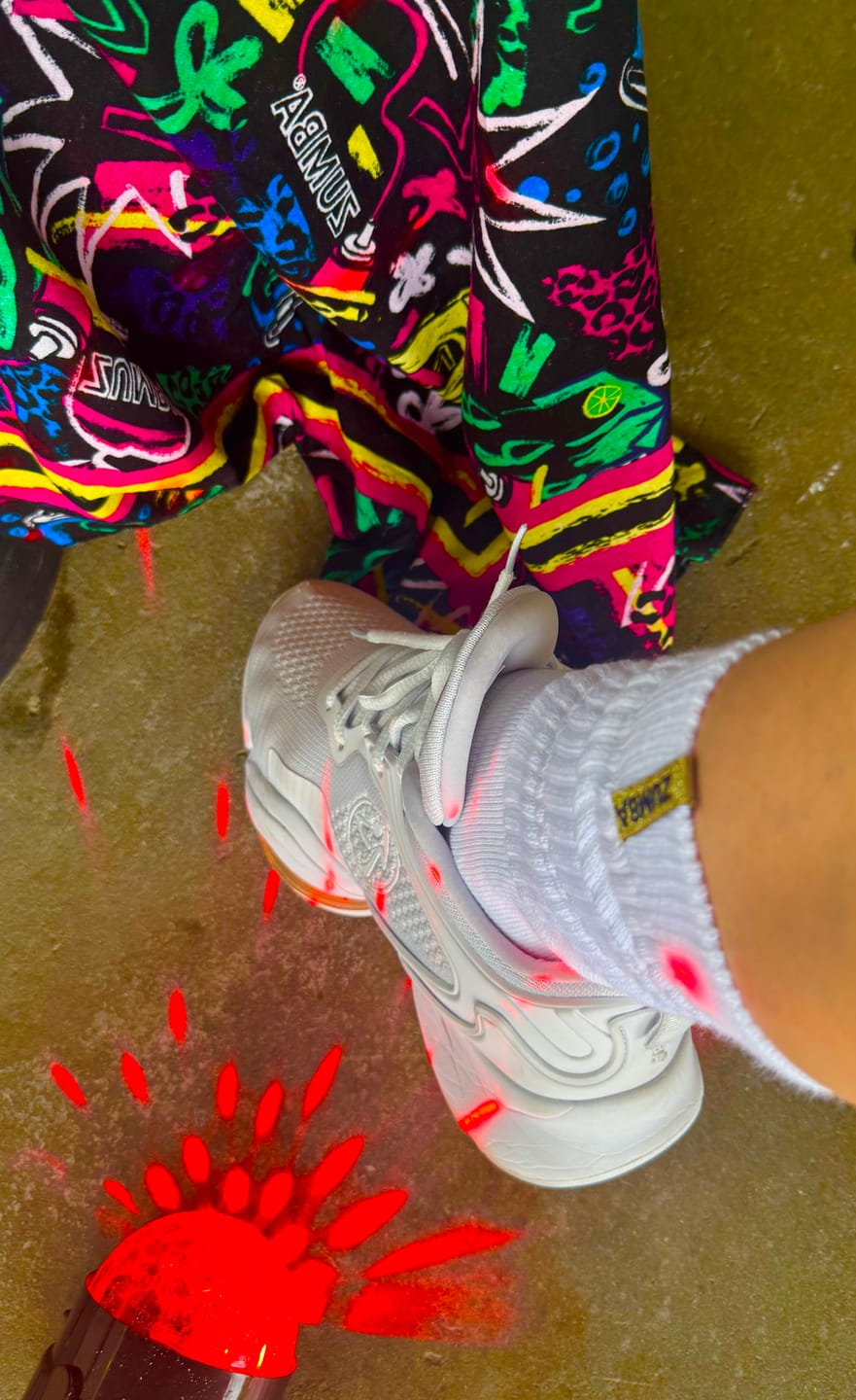 Customer photo review of Worldwide Scrunch Socks - Black