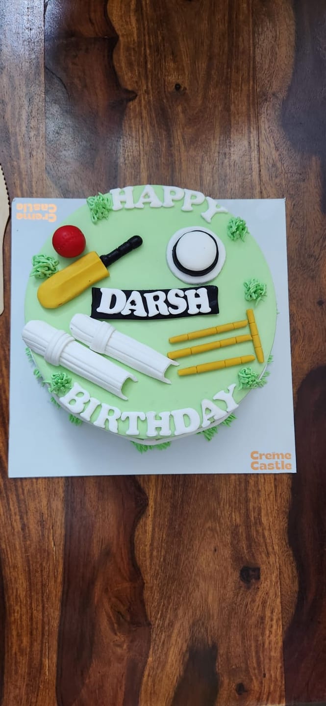 Customer photo review of Cricket Lover Cake