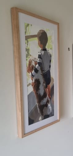 Customer photo review of Custom Paint By Numbers