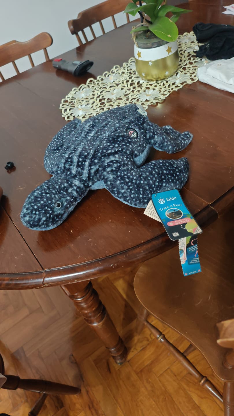 Customer photo review of The Journey Plush - Leatherback