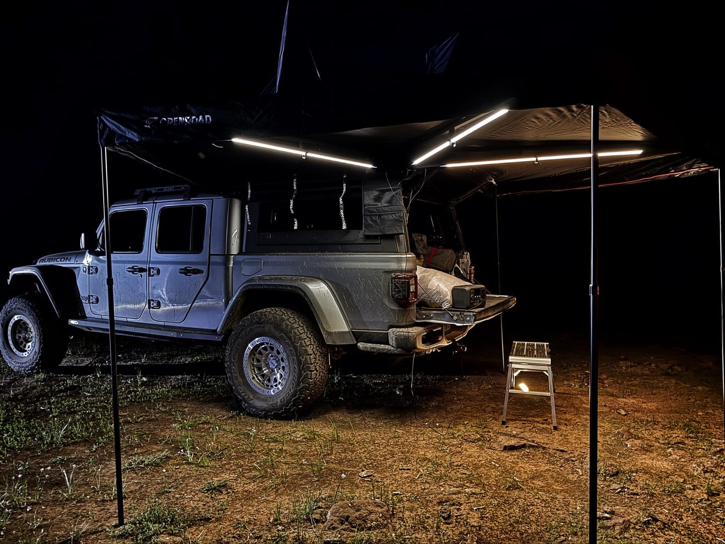 Customer photo review of OPENROAD  270 Free Standing Awning for Camping-Adventure Series