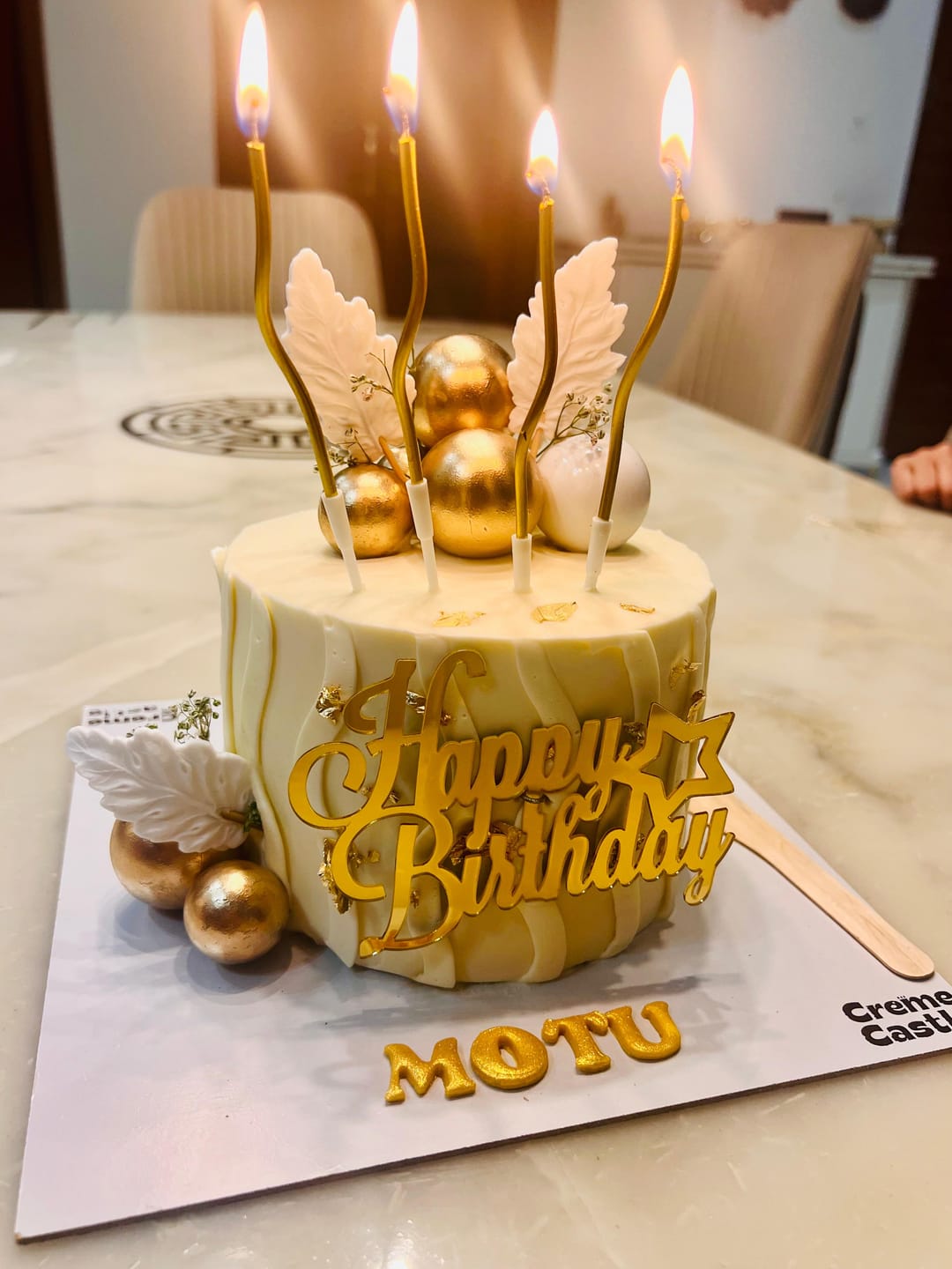 Customer photo review of Customized Flower Cake