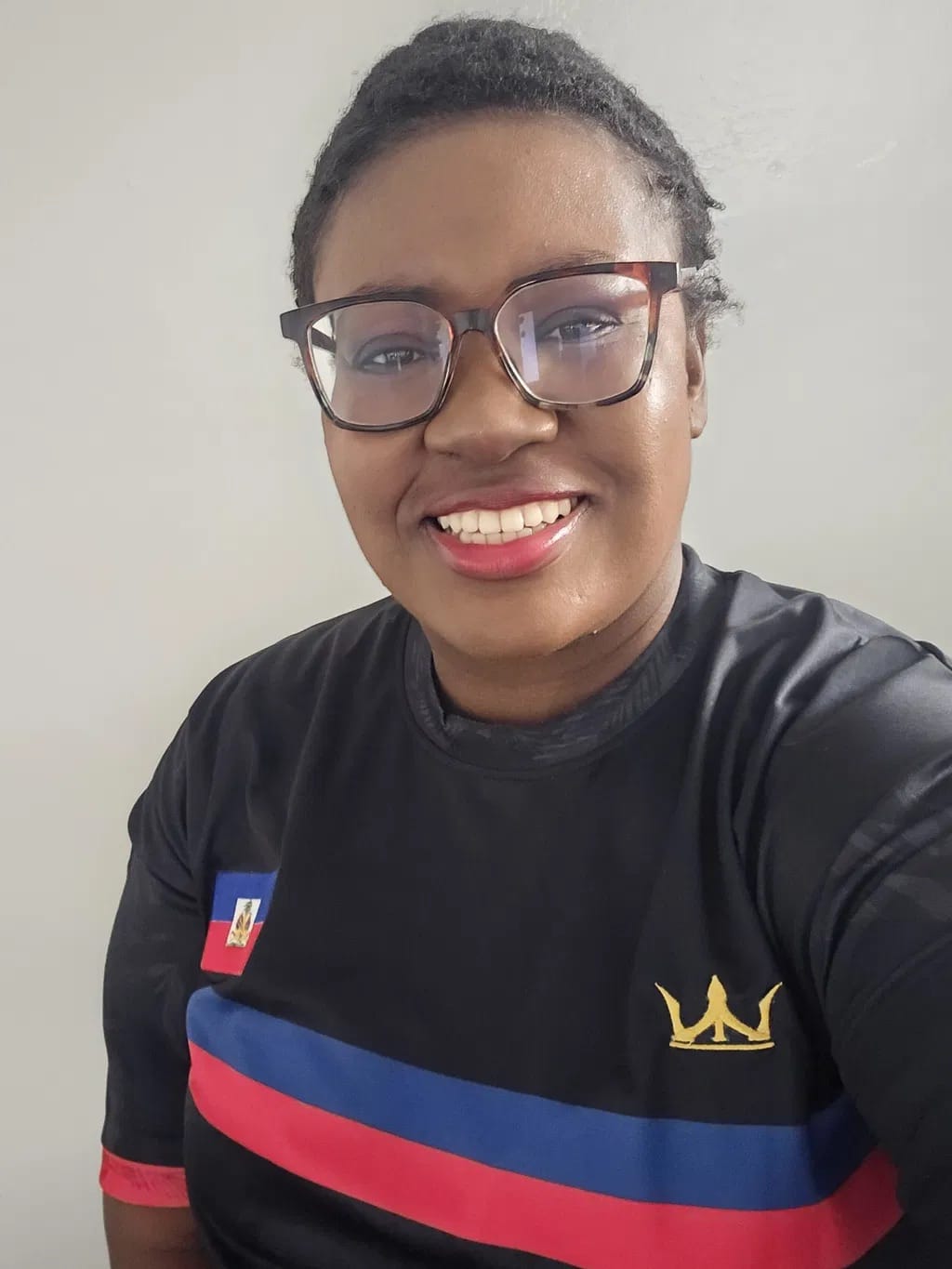 Customer photo review of Haiti Custom Heritage Football Jersey