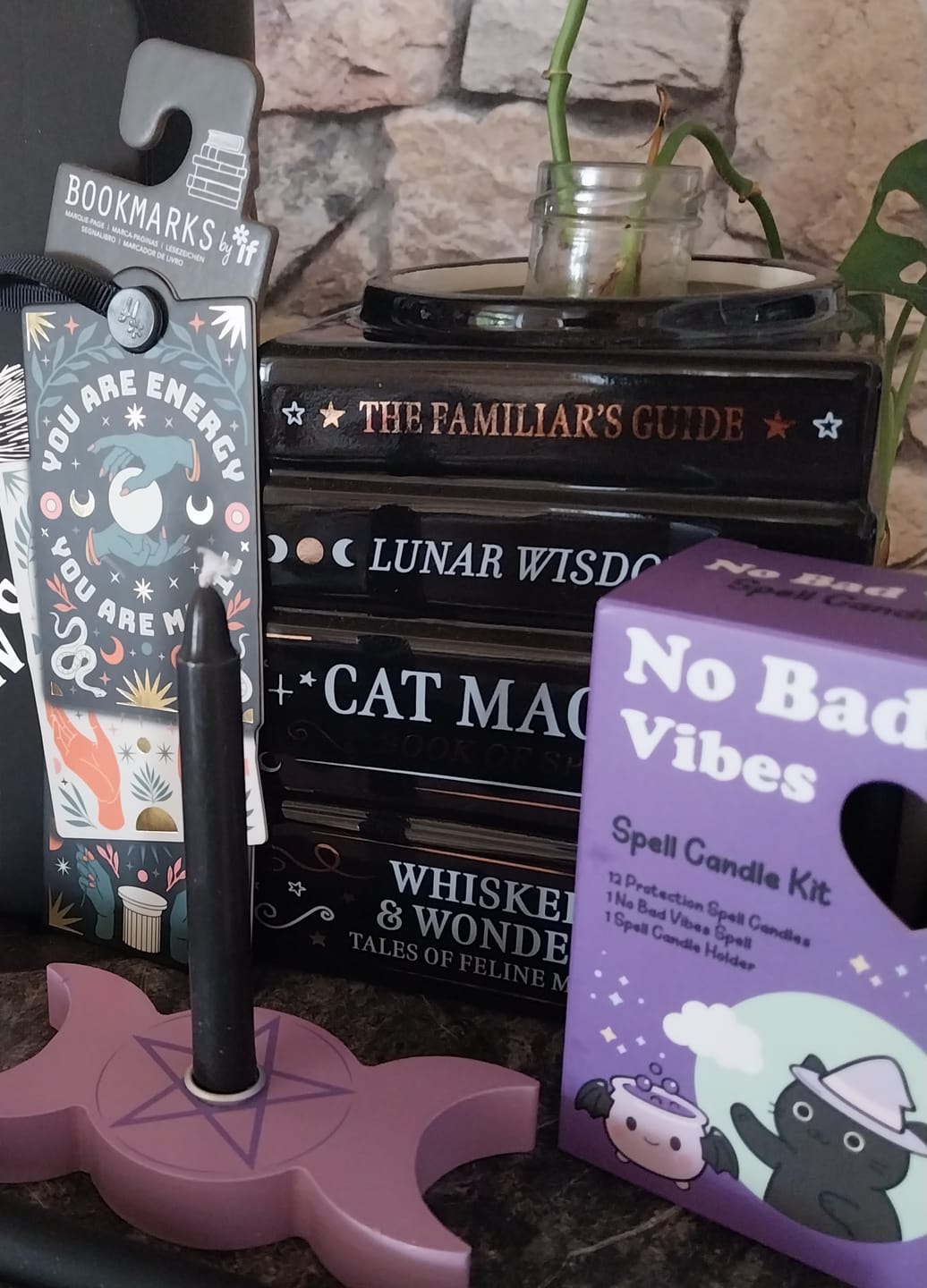 Customer photo review of No Bad Vibes Ritualkerzen-Set mit 12 schwarzen Kerzen