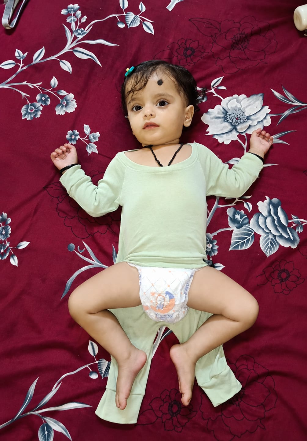 Customer photo review of Easy Romper Brown + Green - Pack of 2